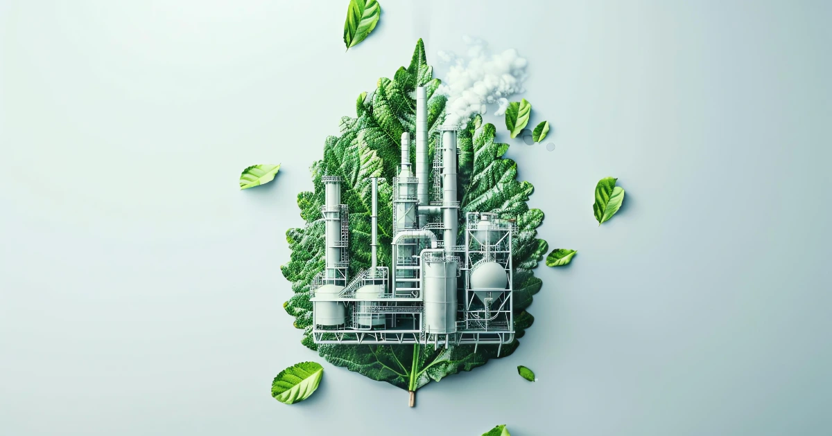 Sustainability in practice - showing eco-friendly industry solutions